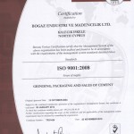 ISO 9001 Certificate